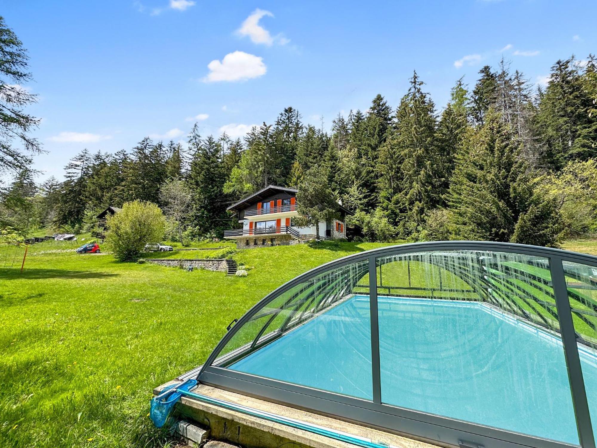 Chalet Familial Les Girolles Aux Portes D'Anzere Arbaz Екстер'єр фото